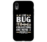 Me Gusta coleccionar Insectos y Tal Vez 3 Personas entomología Carcasa para iPhone XR
