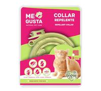 ME GUSTA Collar Repelente para Gatos con Geraniol | Repele Todo Tipo de Insectos | Fragancia Cítrica | 30 cm
