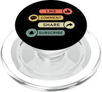 Me Gusta, comenta, comparte, suscribirse - Livestream Video Blogging PopSockets PopGrip para MagSafe