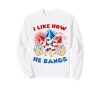 Me Gusta cómo golpeó Fuegos Artificiales 4 de Julio Me Gusta cómo se folla Sudadera