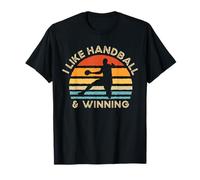 Me gusta el balonmano y ganar | Funny Handball Camiseta