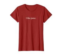 Me Gusta el Jugo - Tipografía Divertida Camiseta, Mujer, Arándano, S