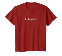 Me Gusta el Jugo - Tipografía Divertida Camiseta, Niños, Arándano, 2 años