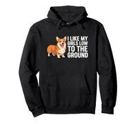 Me Gusta el Perro Corgi Funny Dog de mi niña Desde el Suelo Sudadera con Capucha