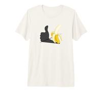 Me Gusta el plátano optimista Pop-Art Camiseta Premium