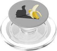 Me Gusta el plátano optimista Pop-Art PopSockets PopGrip para MagSafe