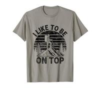 Me gusta estar en la cima Senderismo Senderismo Montaña Sendero Camin Camiseta