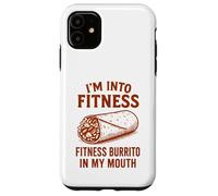 Me Gusta Hacer Ejercicio, Este Burrito en mi Boca, Comida Divertida Vintage Carcasa para iPhone 11
