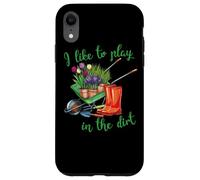 Me Gusta Jugar en la Suciedad para los jardineros de Pasatiempos en el jardín Carcasa para iPhone XR