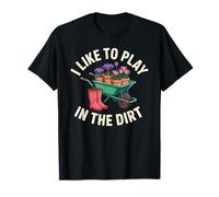 Me Gusta Jugar en la Tierra Funny Gardener Camiseta