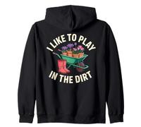 Me Gusta Jugar en la Tierra Funny Gardener Sudadera con Capucha
