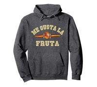 Me Gusta La Fruta sánchez Bandera España política Graciosa Sudadera con Capucha, Unisex para Adultos, Jaspeado Oscuro, S
