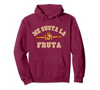 Me Gusta La Fruta sánchez Bandera España política Graciosa Sudadera con Capucha, Unisex para Adultos, Granate, M