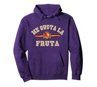 Me Gusta La Fruta sánchez Bandera España política Graciosa Sudadera con Capucha, Unisex para Adultos, Morado, S