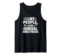 Me Gusta la Gente (bajo anestesia General) Camiseta sin Mangas