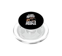 Me Gusta la música y sobre 3 Personas Letras de Canciones Fan PopSockets PopGrip para MagSafe