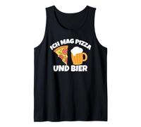 me Gusta la Pizza y la Cerveza Camiseta sin Mangas