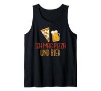me Gusta la Pizza y la Cerveza Camiseta sin Mangas