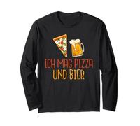me Gusta la Pizza y la Cerveza Manga Larga