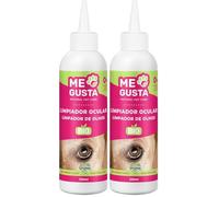 Me Gusta Limpiador Ocular Perros y Gatos | Previene Problemas Oculares | Mejora Las Manchas | Aplicador en Punta | Sin Color | 125 ml (Paquete de 2)