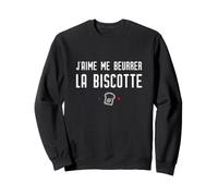 Me Gusta Mantequilla el bizcocho. Réplica de adoración French Touch Sudadera