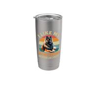 Me gusta mi belga Tervuren y tal vez 3 personas dueño de perro Vaso térmico de acero inoxidable de doble pared