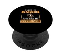 Me Gusta mi Materia como mi café Oscuro Un astrofísico PopSockets PopGrip Adhesivo