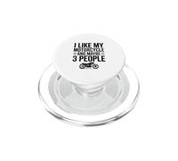 Me Gusta mi Moto y quizás 3 Personas PopSockets PopGrip para MagSafe