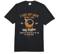 Me Gusta mis Hombres cómo me Gusta mi café deslizándose Fuera del Techo Comfort Colors Adult Heavyweight T-Shirt