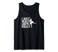 Me gusta mucho la pasión de la danza del ballet Camiseta sin Mangas