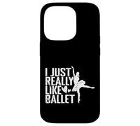 Me gusta mucho la pasión de la danza del ballet Carcasa para iPhone 14 Pro