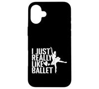 Me gusta mucho la pasión de la danza del ballet Carcasa para iPhone 16 Plus