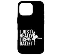 Me gusta mucho la pasión de la danza del ballet Carcasa para iPhone 16 Pro