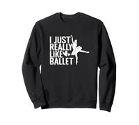 Me gusta mucho la pasión de la danza del ballet Sudadera