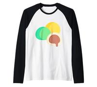 Me Gusta Mucho Mochi Sweet New Year Postre Camiseta Manga Raglan