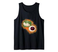 Me Gusta Mucho Mochi Sweet New Year Postre Camiseta sin Mangas