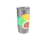 Me gusta mucho Mochi Sweet New Year Postre Vaso térmico de acero inoxidable de doble pared