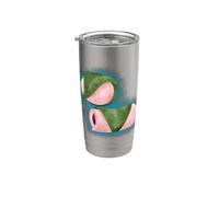 Me gusta mucho Mochi Sweet New Year Postre Vaso térmico de acero inoxidable de doble pared