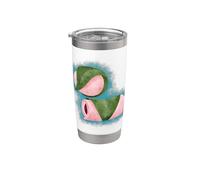 Me gusta mucho Mochi Sweet New Year Postre Vaso térmico de acero inoxidable de doble pared