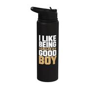 Me gusta que me llamen un buen chico Meme divertido Stainless Steel Insulated Water Bottle