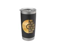 Me gusta ser viejo, pero he visto todas las bandas geniales. Vaso térmico de acero inoxidable de doble pared