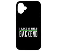 Me gusta un buen backend informática Carcasa para iPhone 16 Plus