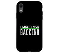 Me gusta un buen backend informática Carcasa para iPhone XR