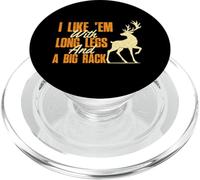 Me Gustan con Piernas Largas Y Un Gran Estante - Amante De La Caza PopSockets PopGrip para MagSafe