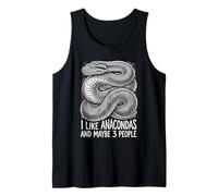 Me Gustan Las anacondas y quizás 3 Personas Python Snake Camiseta sin Mangas