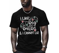 Me Gustan Las Bombillas Grandes Camiseta Hombre Moda tee Cómodo Camiseta De Hombre para Correr Verano Adulto S