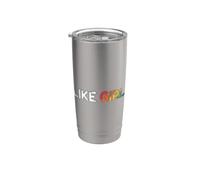 Me gustan las chicas Vaso térmico de acero inoxidable de doble pared