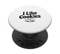 Me Gustan Las Galletas Funny Sweet Tooth Lover PopSockets PopGrip Adhesivo