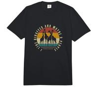 Me Gustan Las Jirafas y Tal Vez 3 Personas Jirafa Divertida Comfort Colors Adult Heavyweight T-Shirt