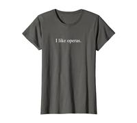 Me Gustan Las óperas Camiseta, Mujer, Asfalto, 3XL